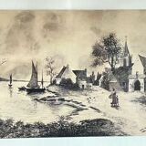 Painting india ink on paper 1928