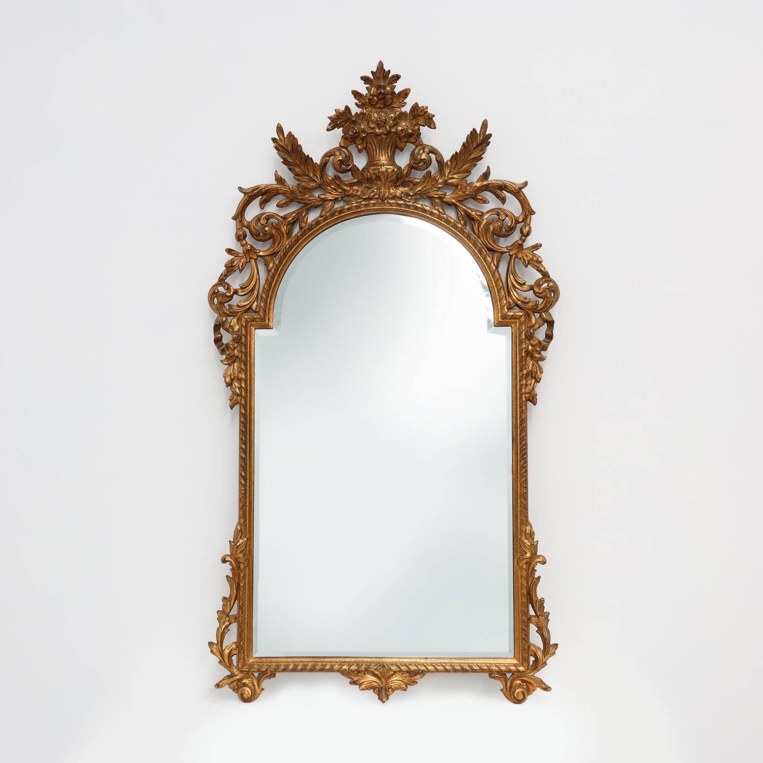 20th Century Large Baroque gilt Mirror by Deknudt, Belgium