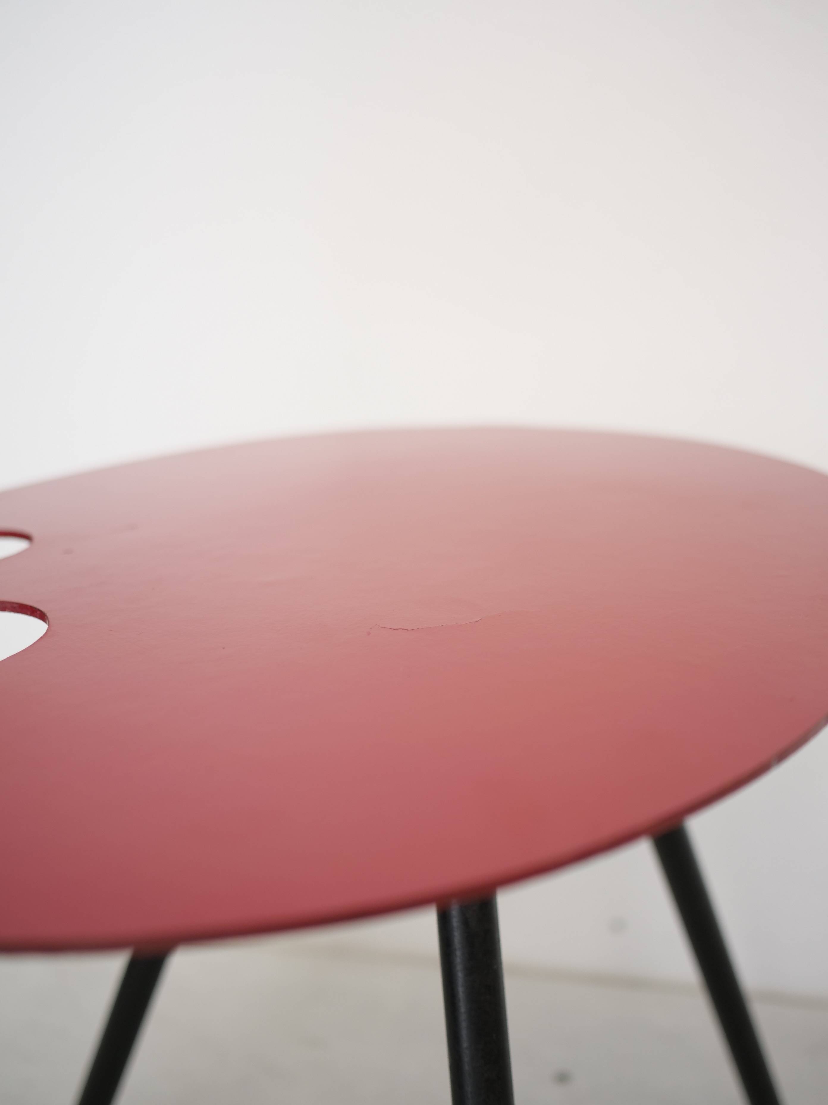 2 tables "Pic-Nic" par Lucien de Roeck pour Bois Manu