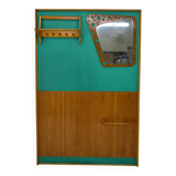 Mid-Century  Wall Mounted Coat Rack Czechoslovakia , 1970's