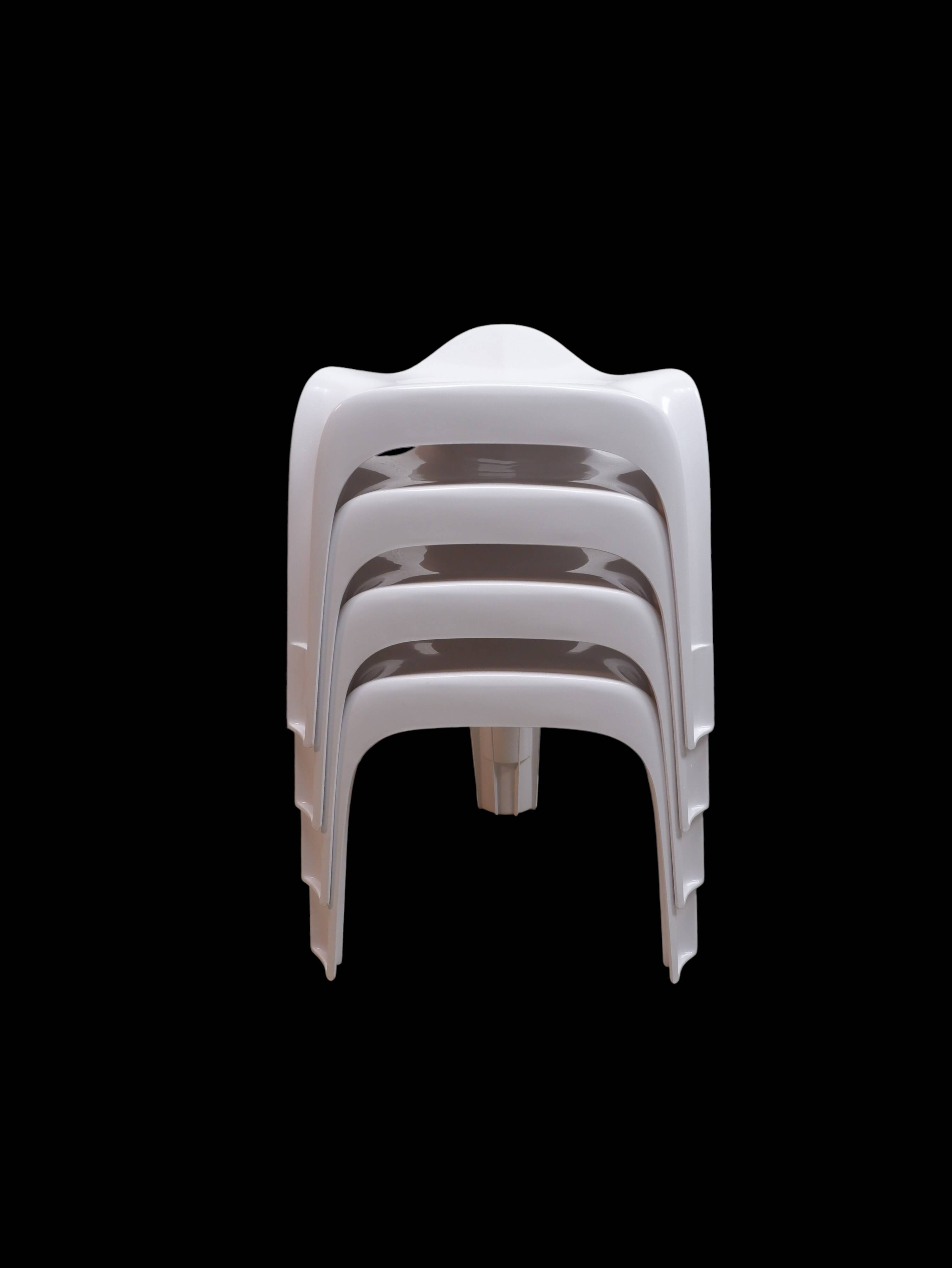 Ensemble de 4 tabourets Casala Casalino
