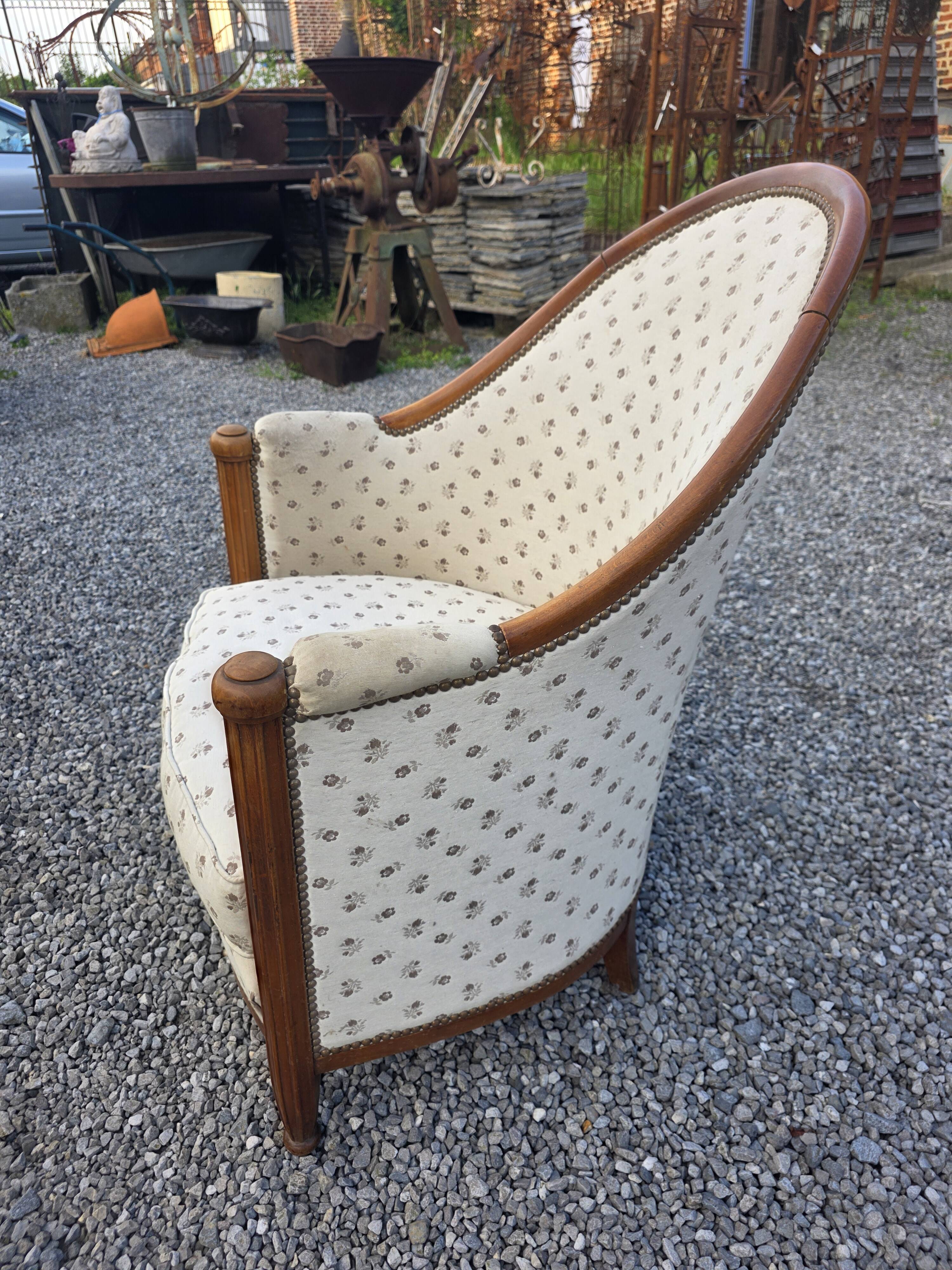 Fauteuil art déco des années 1930