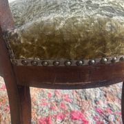 Restoration period armchair in solid walnut – France, circa 1820-1830