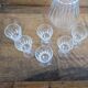 Baccarat crystal liqueur service – refined set - 7 pieces