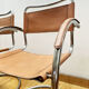 Pair of vintage tubular armchairs 1960s