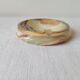Onyx and brass ashtray