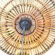 Vintage rattan pendant light with a diameter of 45cm