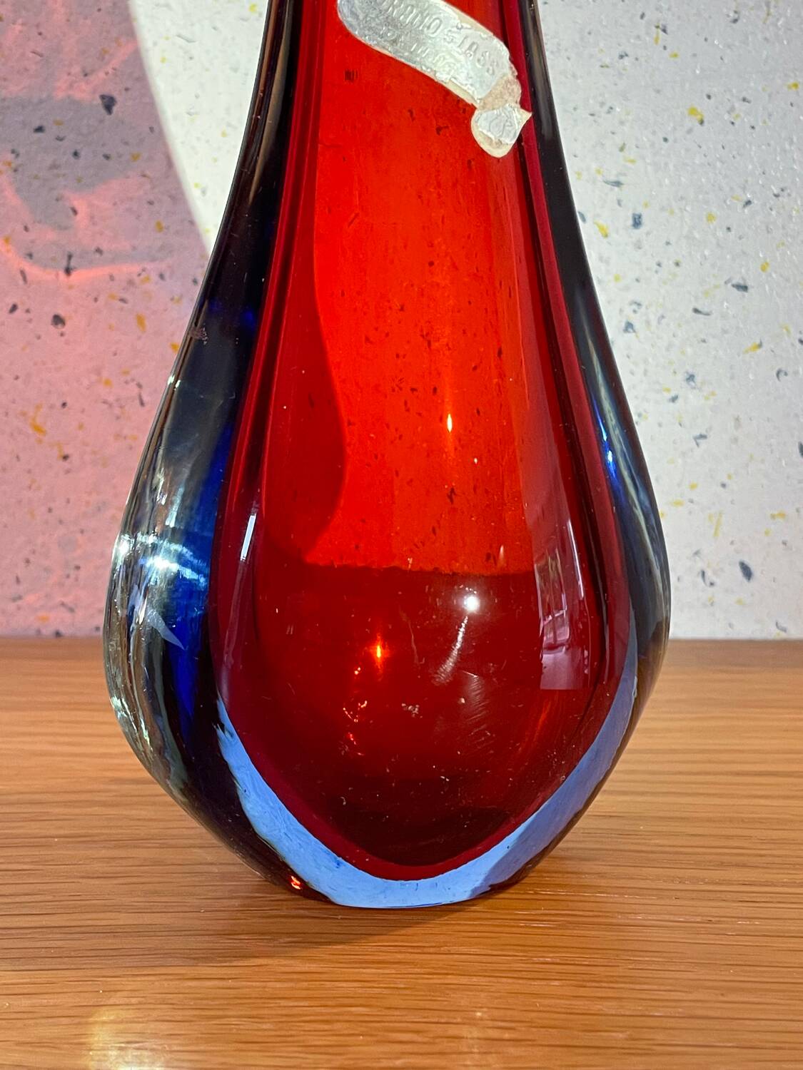 Vase soliflore Murano Glass par Flavio Poli