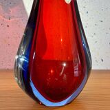 Vase soliflore Murano Glass par Flavio Poli