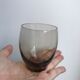 Set of 9 design art deco smoked glass water glasses 30s