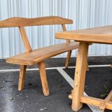 Aranjou rustic table and bench
