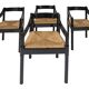Set of 4 vintage Carimate armchairs by Vico Magistretti for Cassina, Italy 1960s