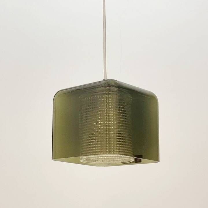 Mid-Century Scandinavian Glass Ceiling/Pendant by Carl Fagerlund for Orrefors, Sweden, 1960s