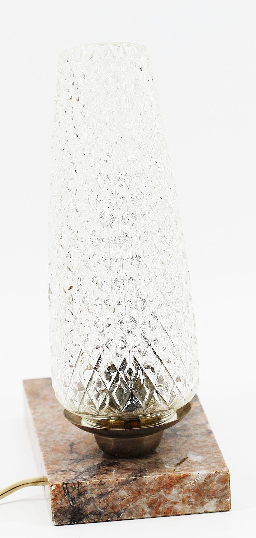 Lampe art déco  marbre emeu