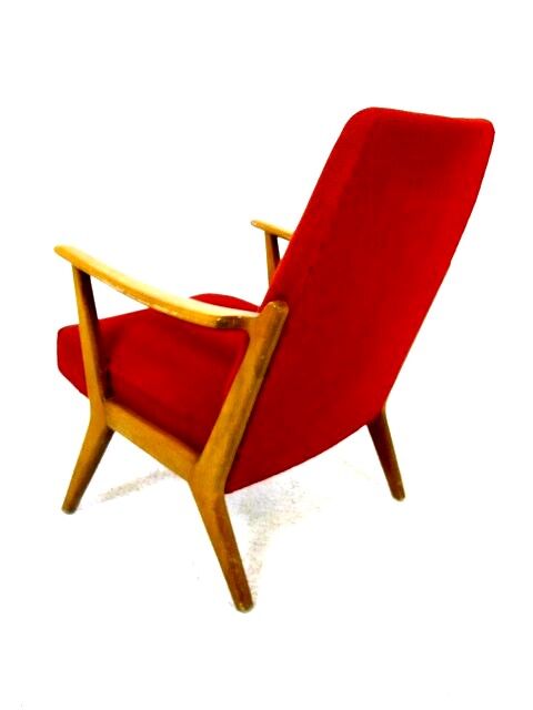 Beech armchair, Sweden, 1950