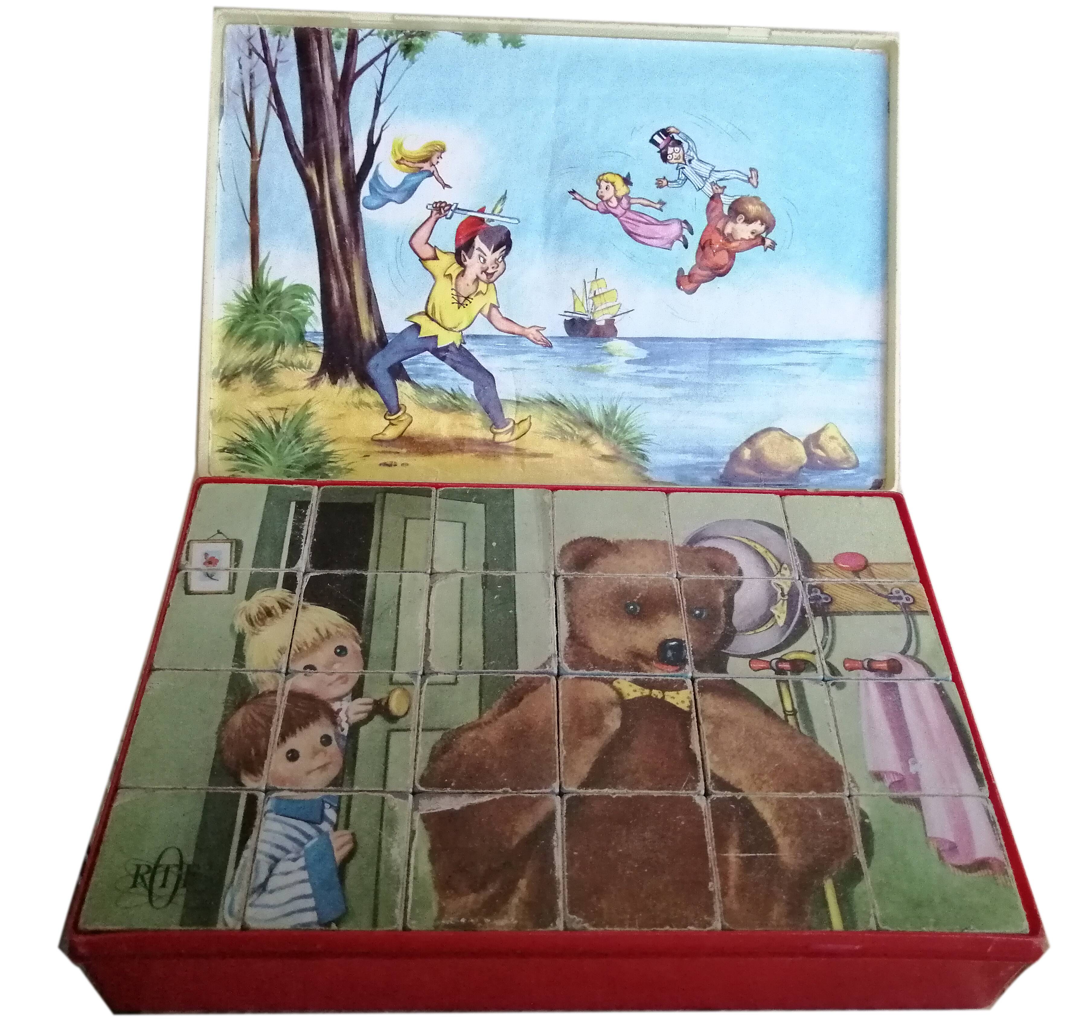 Box of cubes "Good night little" 1960 complete.
