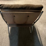 Vintage IKEA velvet low armchair