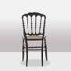 Cane chair in turned and blackened wood. Napoleon III.