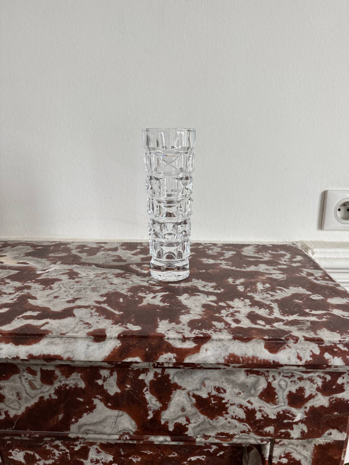 Small faceted vase Luminarc