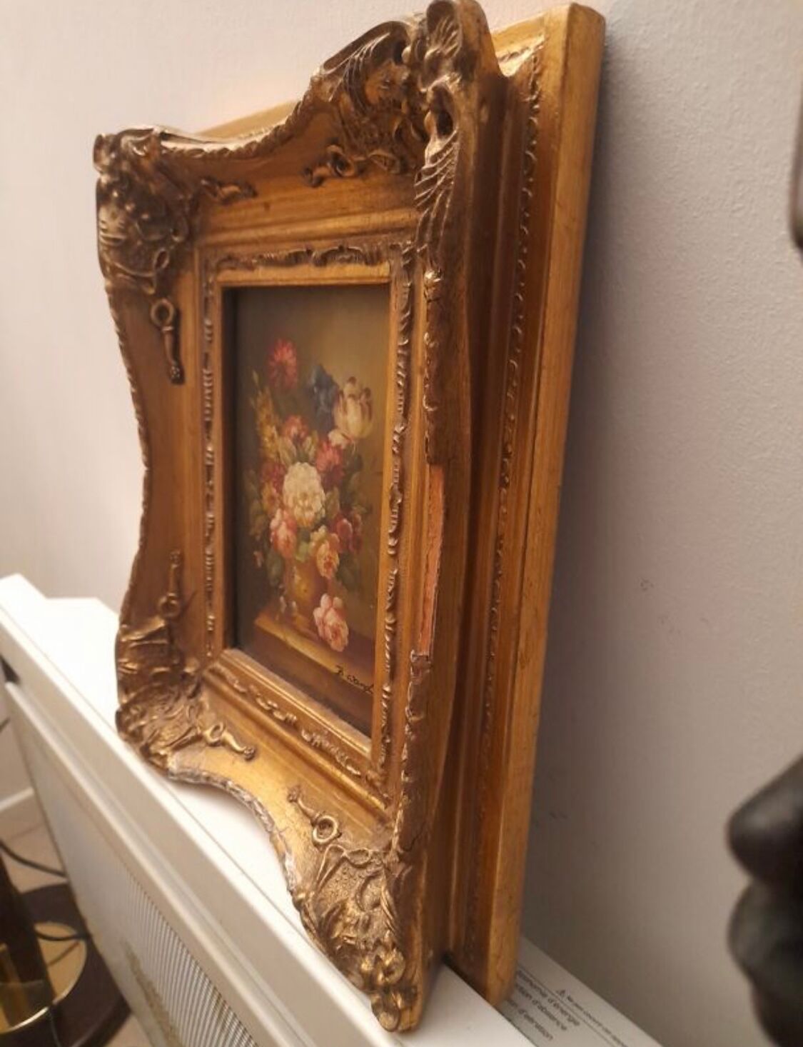 Still life oil on wood