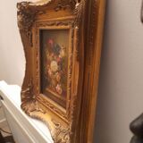 Still life oil on wood