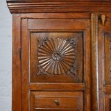 Antique carved wooden cabinet