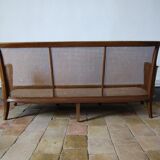 Sofa khaki caning