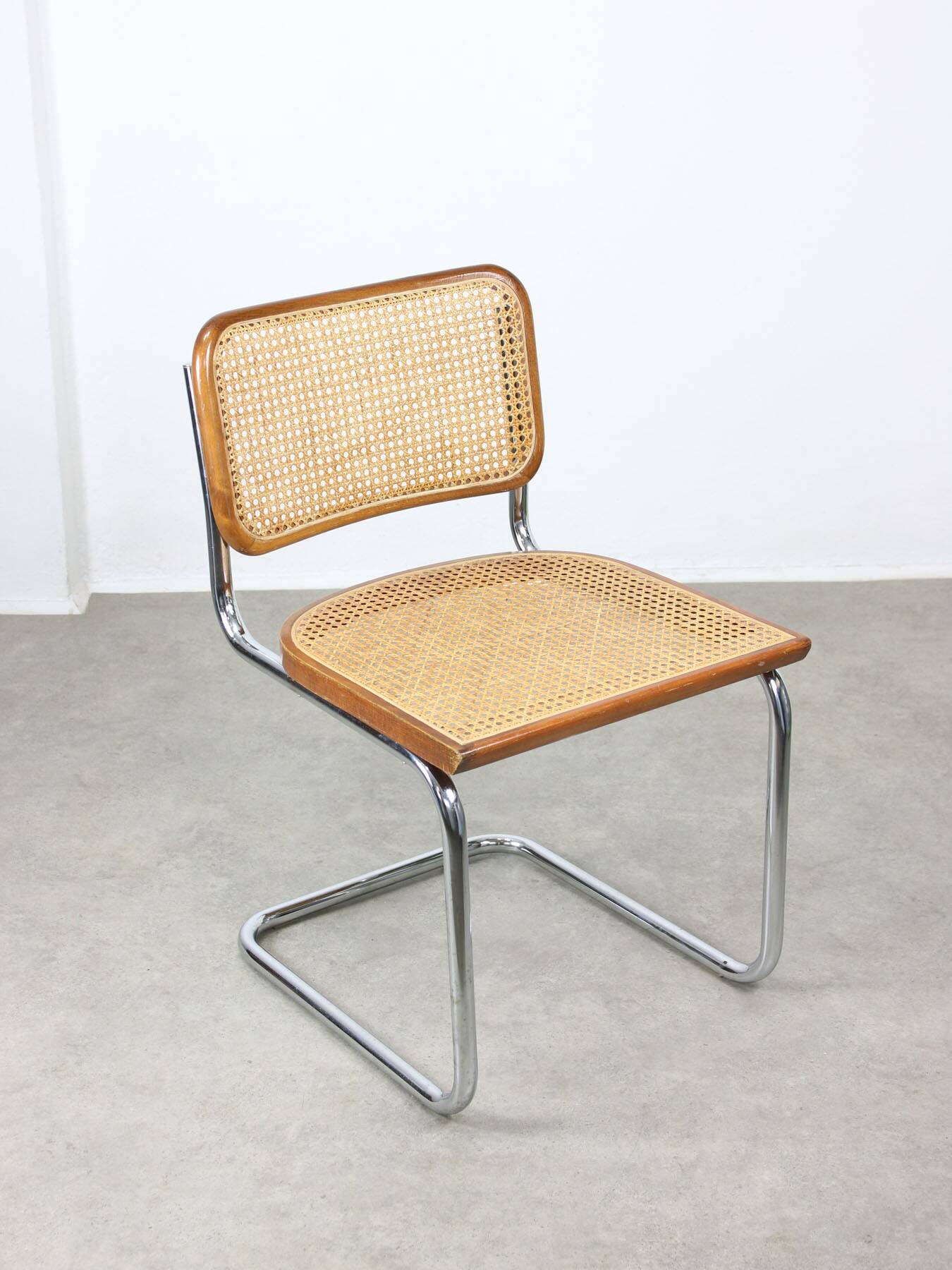 Chaise vintage marron B32 Cesca par Marcel Breuer, set de 2