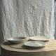 Set of 12 green and pink Italian plates