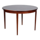 Round extendable dining table in Rio rosewood, 1960