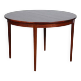 Round extendable dining table in Rio rosewood, 1960