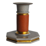 Royal Copenhagen Crackle glaze porcelain candle holder,Denmark 1950s