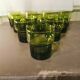 Set of 10 stackable vintage glasses