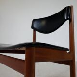 Mid-Century Modern Set of 6 Scandinavian Chairs, 1960s