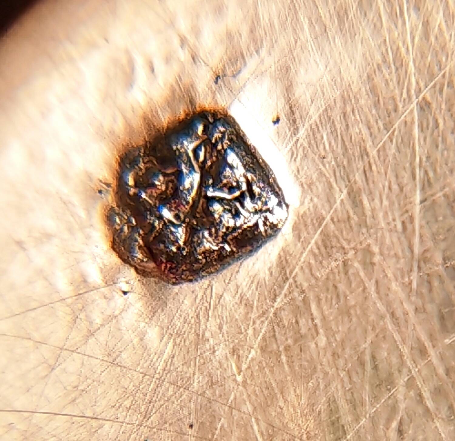 Silver metal champagne bucket