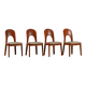 Vintage Morten dining chairs in teak by Niels Koefoed for Hornslet Møbelfabrik, Denmark 1970’s, set of 4