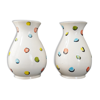 Pair of vases to peas 1950