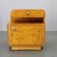 Pair of Art Deco burl wood nightstands, Czechoslovakia, 1940s