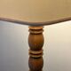 Lampadaire en bois tourné