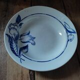 Plat creux porcelaine sarreguemines claire