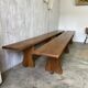 Paire de bancs de ferme 290cm