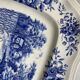 “Romantic” Sarreguemines serving dish