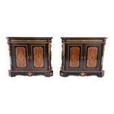 A unique set of Boulle chests of drawers, France, circa 1860.