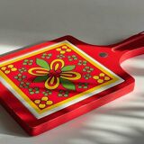 Vintage Red Plate Mat