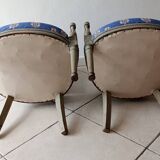 pair of Directoire armchairs