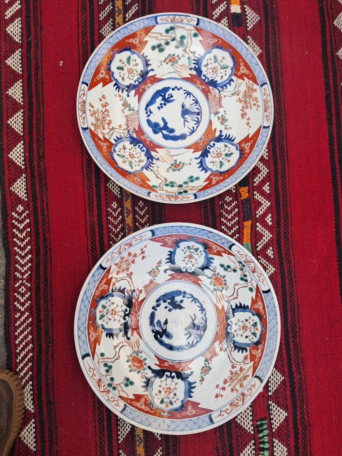 Pair of Imari dishes
