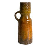 Poterie colorée - Vase en céramique, style rustique et artisanal.