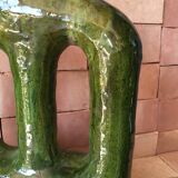 Tamegroute pottery in glazed terracotta