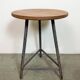 Grey Industrial Workshop Stool, 1960s