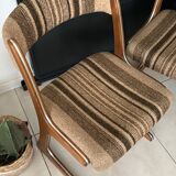 Pair of vintage Baumann Kangaroo chairs